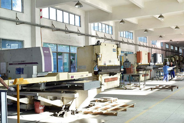 Sheet metal production workshop